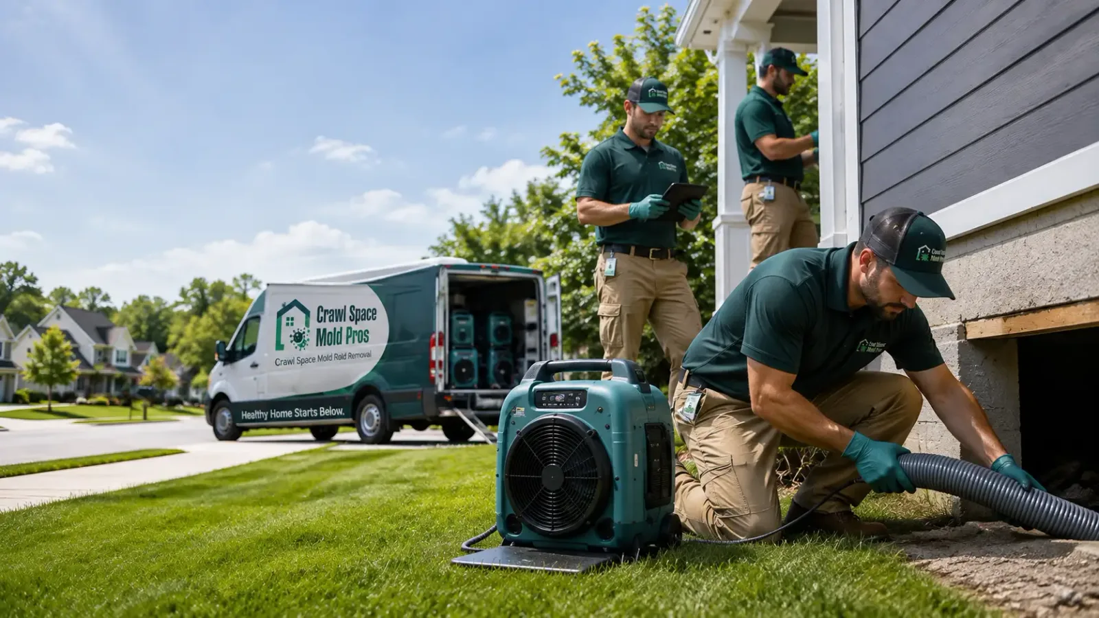 Crawl Space Mold Removal in Lincoln, DE